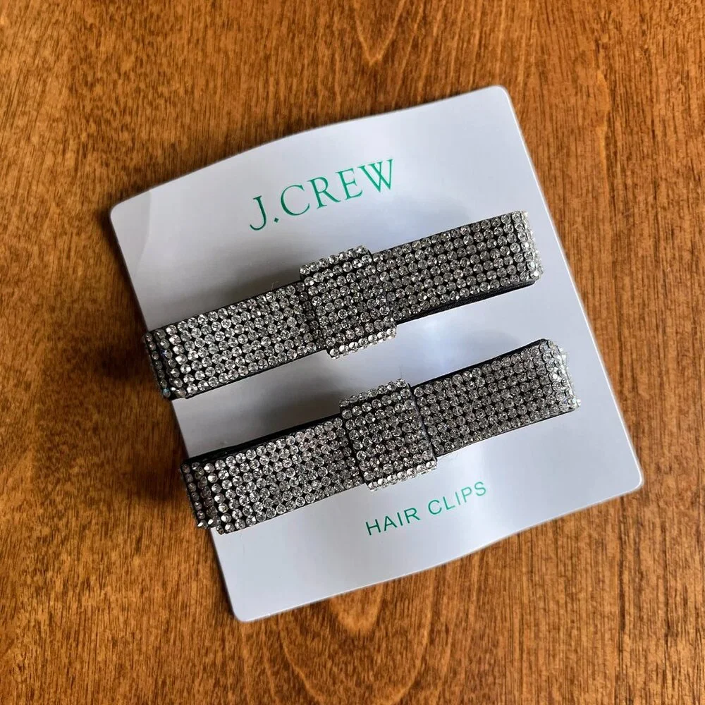 J. Crew sparkle barrettes NWT